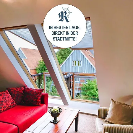شقة Grosse Ferienwohnung In Einer Historischen Kapitansvilla Mitten In Der Stadt بابينبورغ
